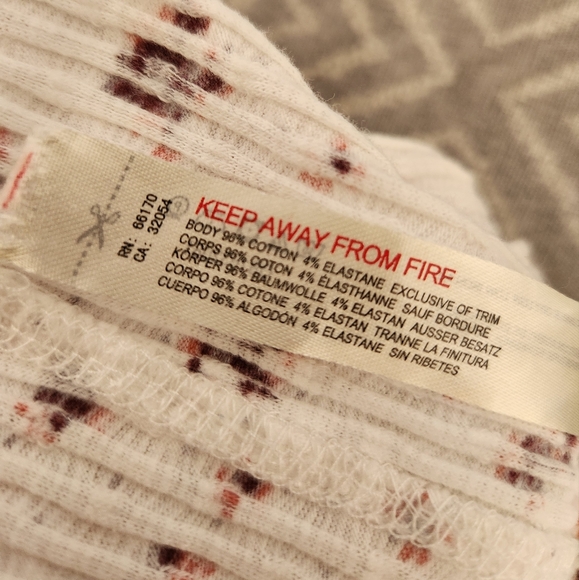 Free People Sleeping Overalls Flare Floral Comfy Women Size XS White Color - Picture 13 of 13